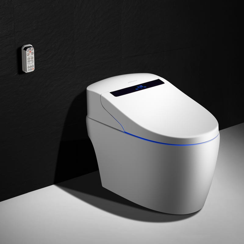 Built-in water tank zero water pressure auto open cover and seat intelligent WC JT-1019