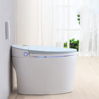 new style electric tank-less compact corner toilet