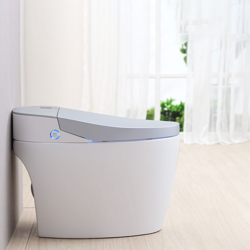 Smart toilet tank-less compact design 1015-Silver